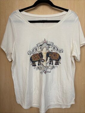 Lucky Brand Cream Tee